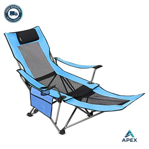 Camping chair with footrest - camping,