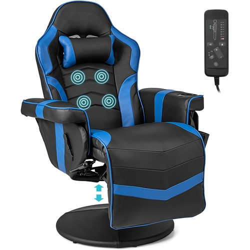 Blue electric massage gaming - blue,