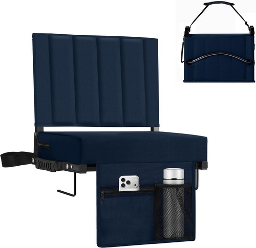 Portable stadium seat with - stadium,