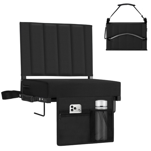 Stadium seat with - back, support