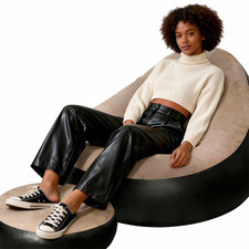 Inflatable Chair with Footrest