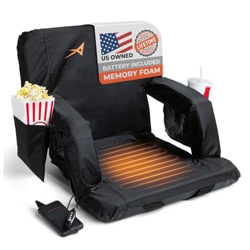 Heated stadium seats - seats, for