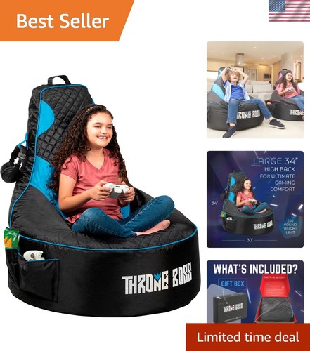 Gaming bean bag chair cover - gaming,