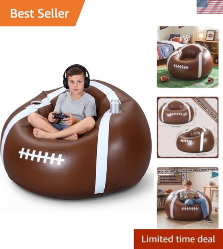 Inflatable football bean - 34",