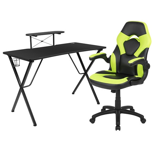 Black gaming desk - gaming,