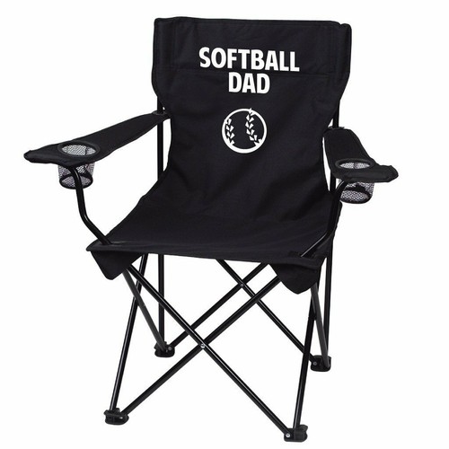 Softball dad black folding - softball,