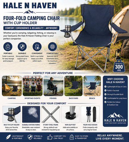 Four fold camping - camping, chair