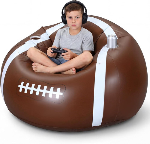Inflatable football bean - 34",