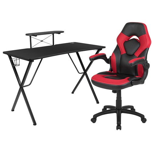 Black gaming desk and - desk,